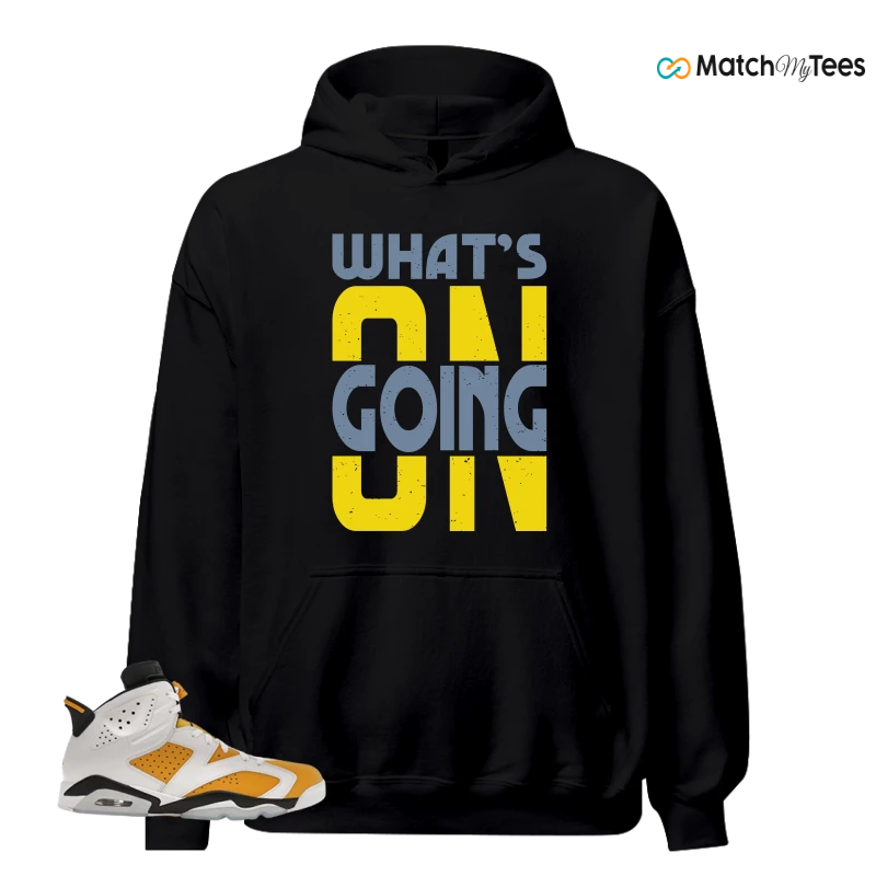NIKE AIR JORDAN 6 YELLOW OCHRE SNEAKER Matching Tees hoodie