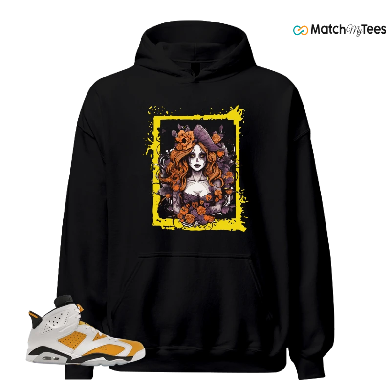 NIKE AIR JORDAN 6 YELLOW OCHRE SNEAKER Matching Tees hoodie