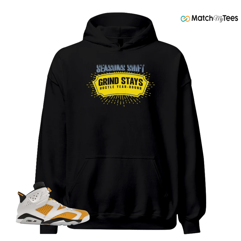 NIKE AIR JORDAN 6 YELLOW OCHRE SNEAKER Matching Tees hoodie