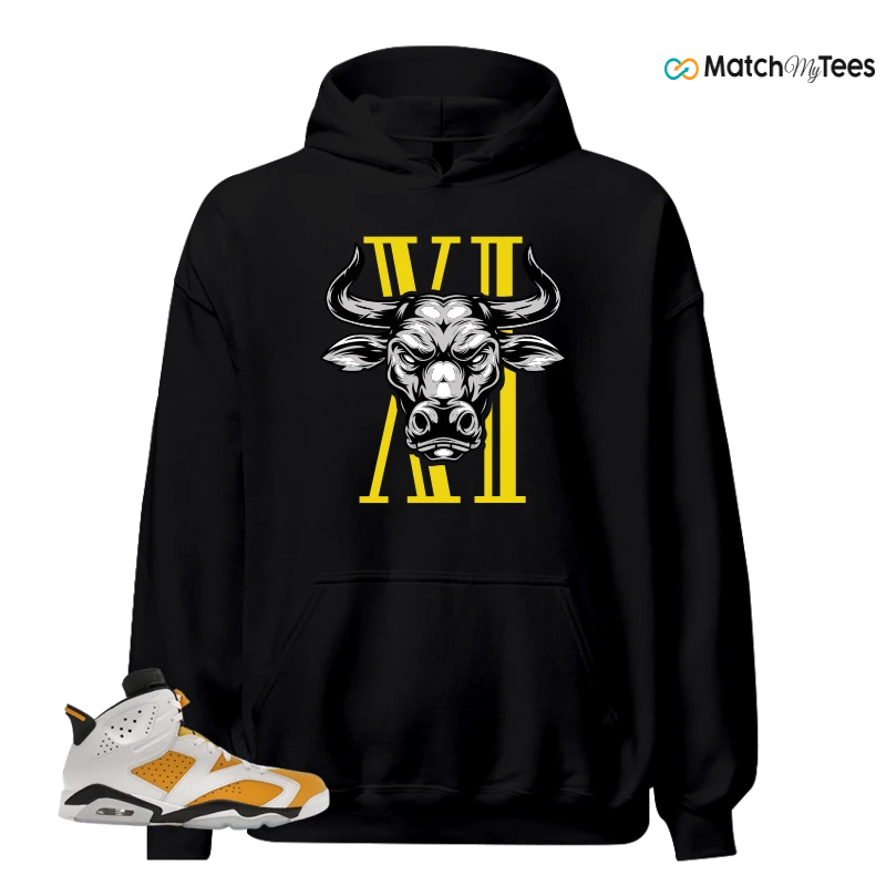 NIKE AIR JORDAN 6 YELLOW OCHRE SNEAKER Matching Tees hoodie