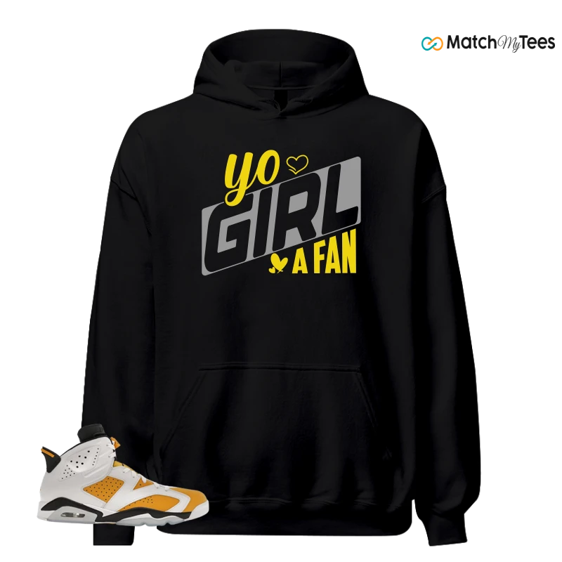 NIKE AIR JORDAN 6 YELLOW OCHRE SNEAKER Matching Tees hoodie