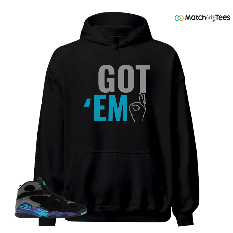 NIKE AIR JORDAN 8 AQUA SNEAKER Matching Tees hoodie