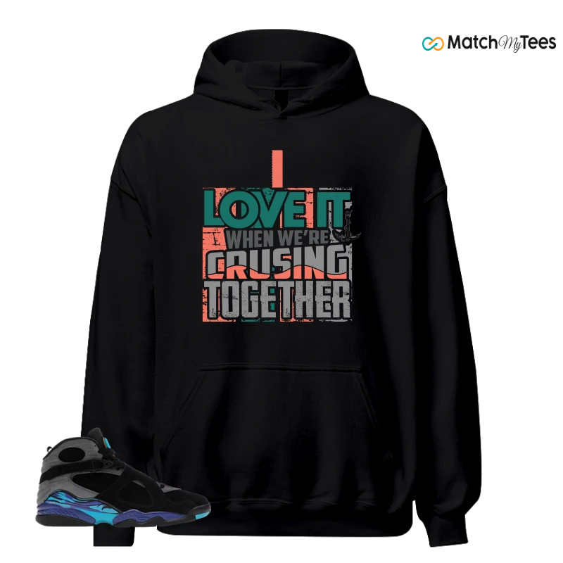 NIKE AIR JORDAN 8 AQUA SNEAKER Matching Tees hoodie