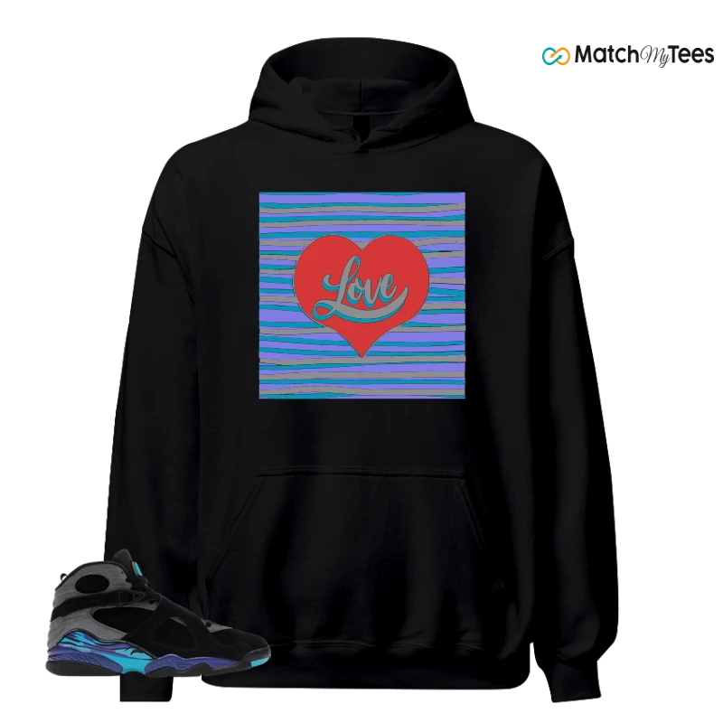 NIKE AIR JORDAN 8 AQUA SNEAKER Matching Tees hoodie