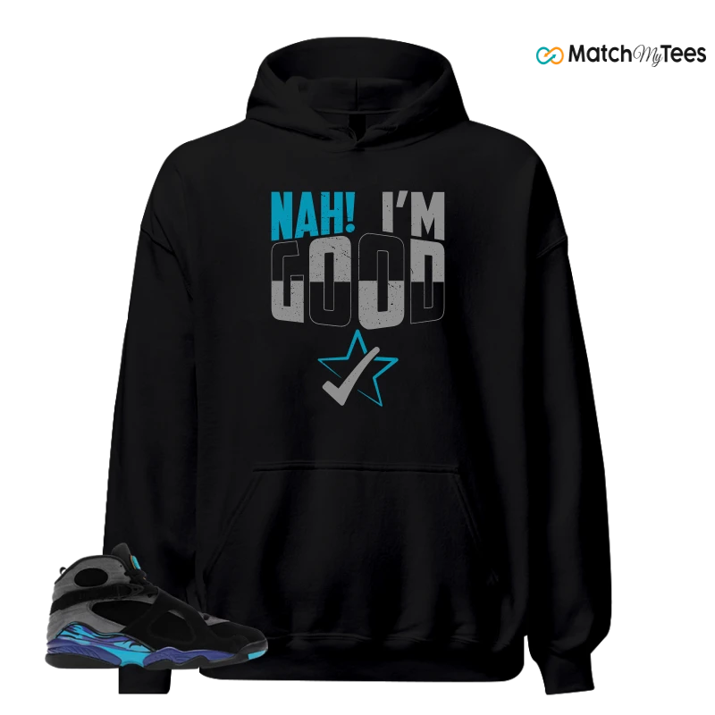 NIKE AIR JORDAN 8 AQUA SNEAKER Matching Tees hoodie