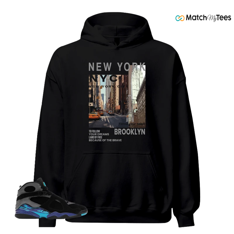 NIKE AIR JORDAN 8 AQUA SNEAKER Matching Tees hoodie