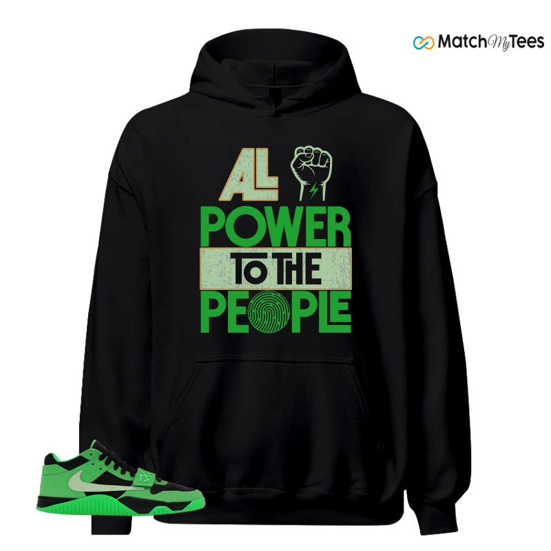 NIKE AIR JORDAN JUMPMAN JACK TR GREEN SPARK SNEAKER Matching Tees hoodie