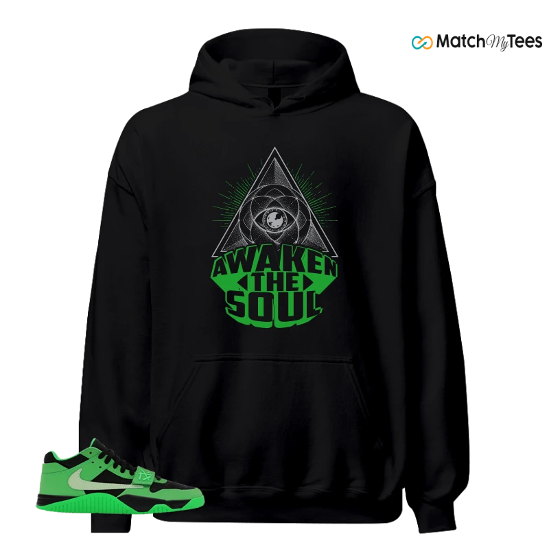 NIKE AIR JORDAN JUMPMAN JACK TR GREEN SPARK SNEAKER Matching Tees hoodie