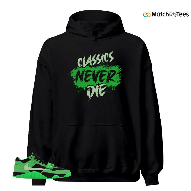 NIKE AIR JORDAN JUMPMAN JACK TR GREEN SPARK SNEAKER Matching Tees hoodie