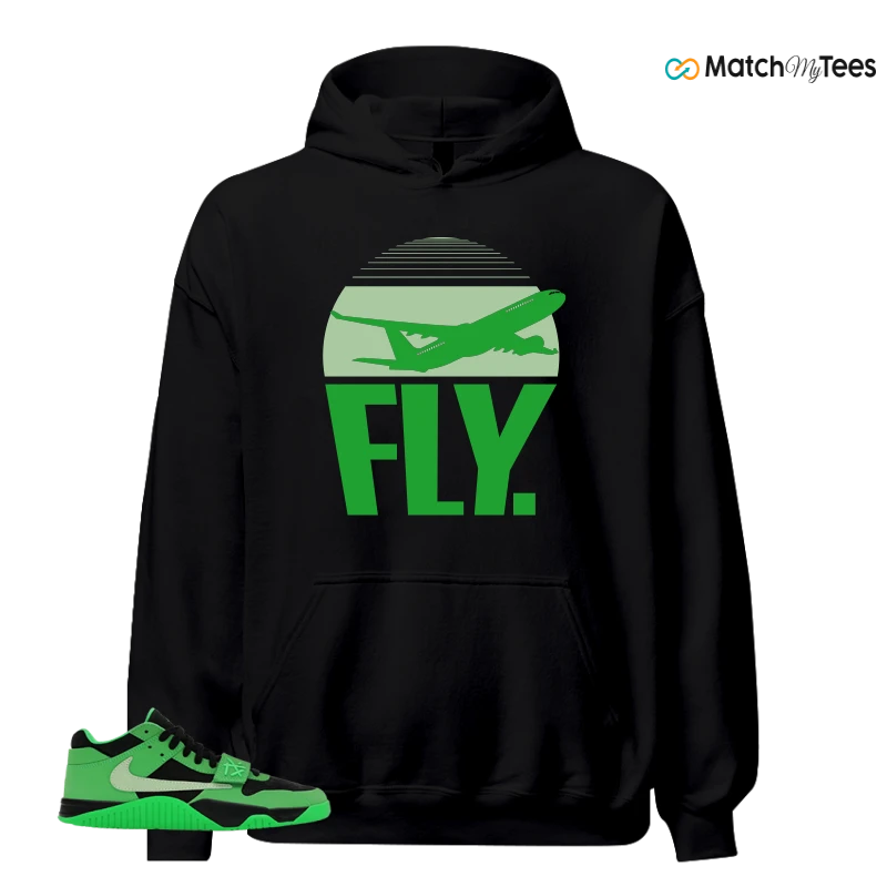 NIKE AIR JORDAN JUMPMAN JACK TR GREEN SPARK SNEAKER Matching Tees hoodie