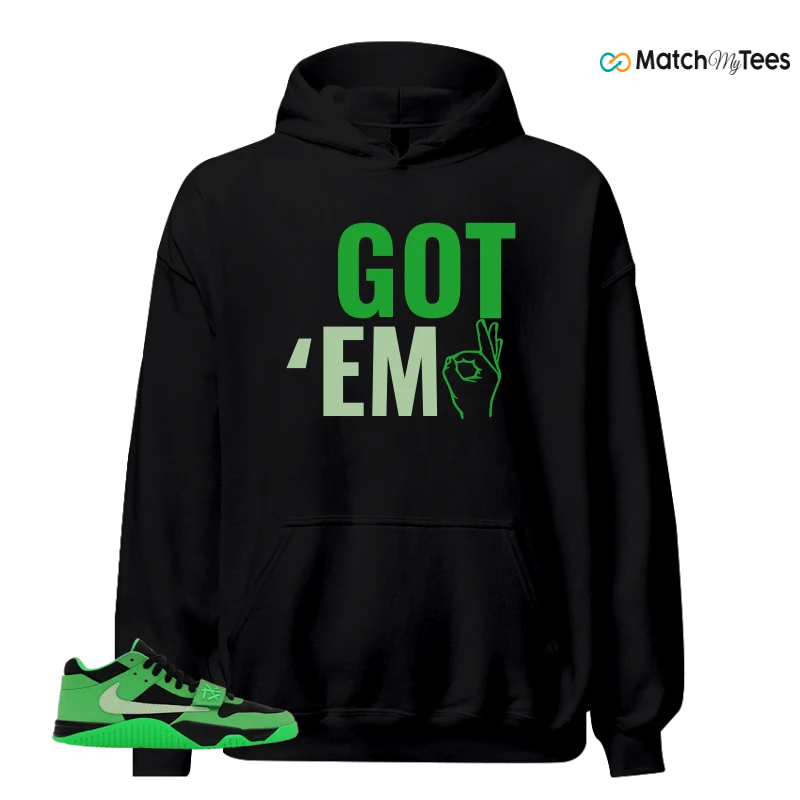 NIKE AIR JORDAN JUMPMAN JACK TR GREEN SPARK SNEAKER Matching Tees hoodie