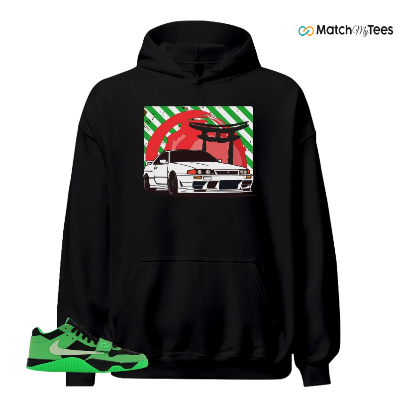 NIKE AIR JORDAN JUMPMAN JACK TR GREEN SPARK SNEAKER Matching Tees hoodie