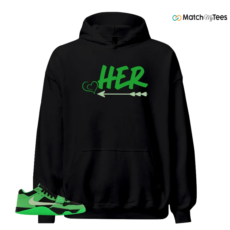 NIKE AIR JORDAN JUMPMAN JACK TR GREEN SPARK SNEAKER Matching Tees hoodie