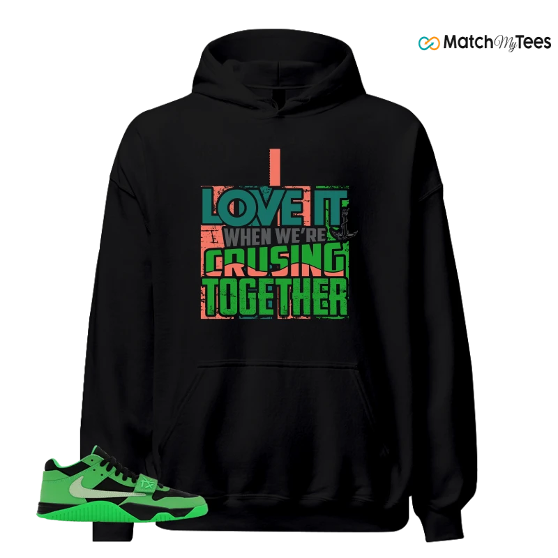 NIKE AIR JORDAN JUMPMAN JACK TR GREEN SPARK SNEAKER Matching Tees hoodie
