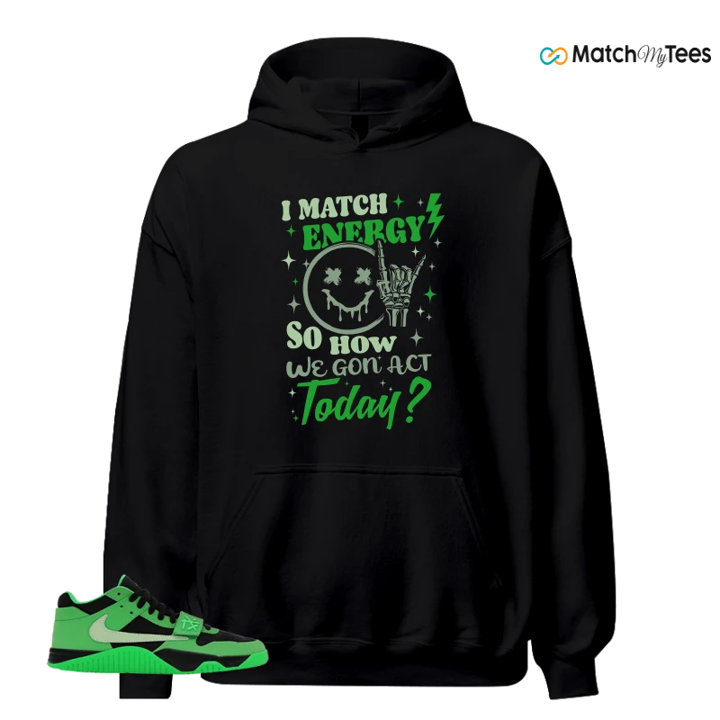 NIKE AIR JORDAN JUMPMAN JACK TR GREEN SPARK SNEAKER Matching Tees hoodie