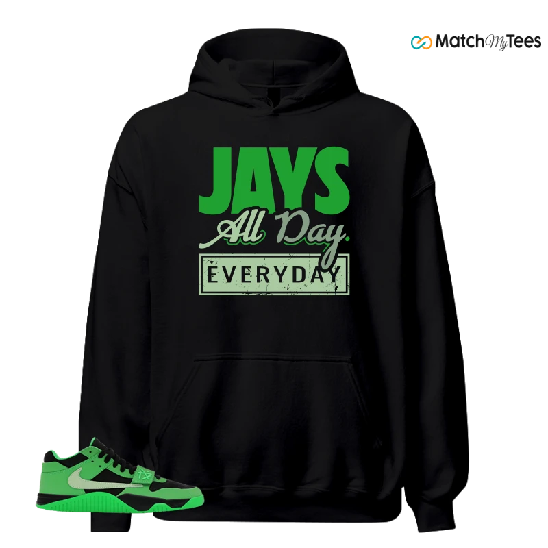 NIKE AIR JORDAN JUMPMAN JACK TR GREEN SPARK SNEAKER Matching Tees hoodie