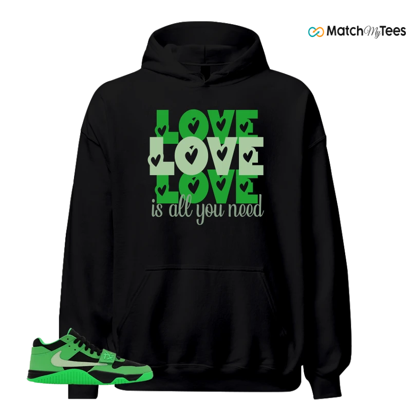 NIKE AIR JORDAN JUMPMAN JACK TR GREEN SPARK SNEAKER Matching Tees hoodie