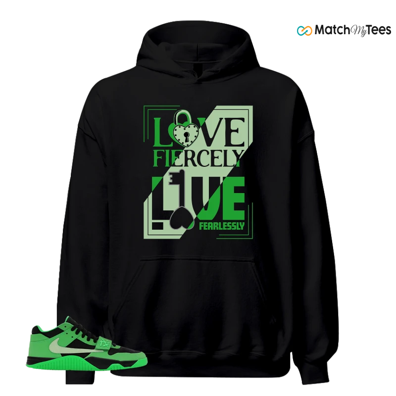 NIKE AIR JORDAN JUMPMAN JACK TR GREEN SPARK SNEAKER Matching Tees hoodie