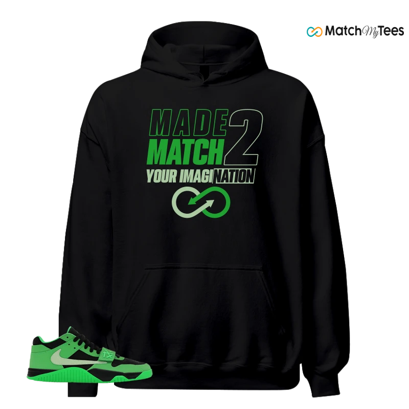 NIKE AIR JORDAN JUMPMAN JACK TR GREEN SPARK SNEAKER Matching Tees hoodie