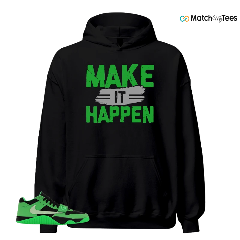 NIKE AIR JORDAN JUMPMAN JACK TR GREEN SPARK SNEAKER Matching Tees hoodie