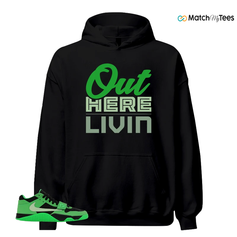 NIKE AIR JORDAN JUMPMAN JACK TR GREEN SPARK SNEAKER Matching Tees hoodie