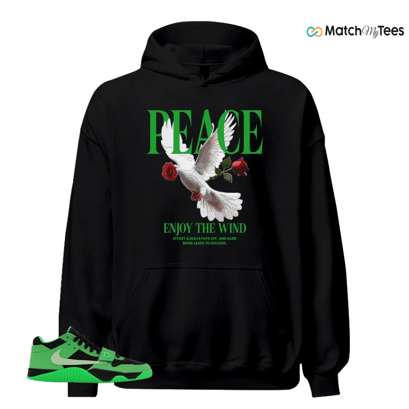 NIKE AIR JORDAN JUMPMAN JACK TR GREEN SPARK SNEAKER Matching Tees hoodie