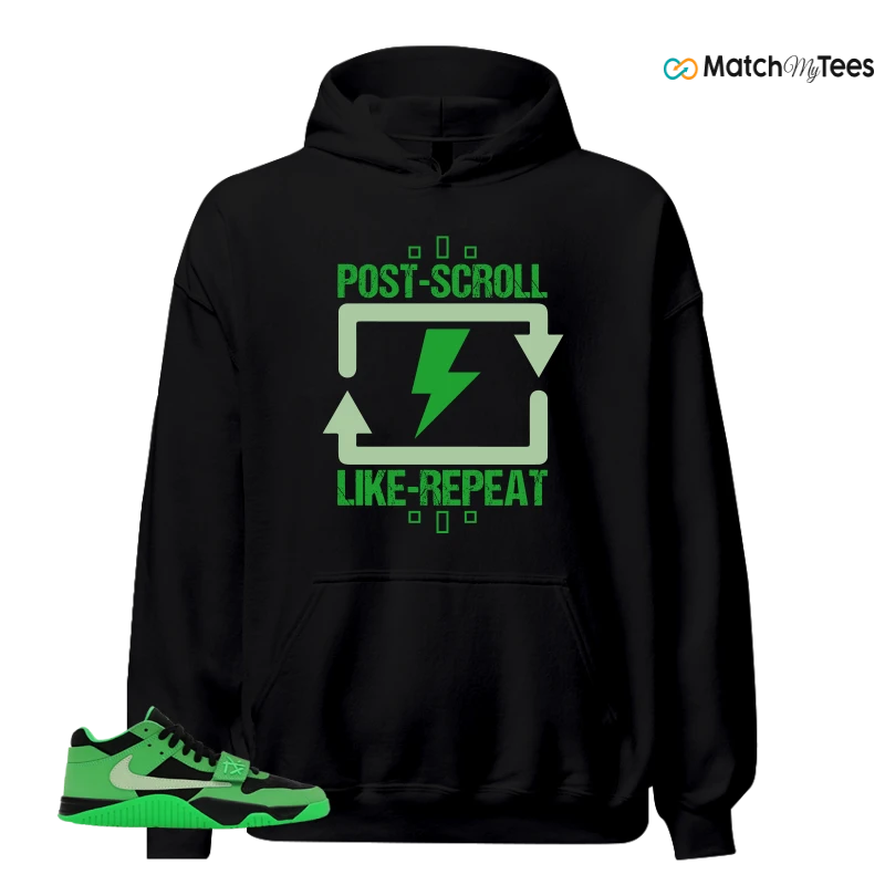 NIKE AIR JORDAN JUMPMAN JACK TR GREEN SPARK SNEAKER Matching Tees hoodie