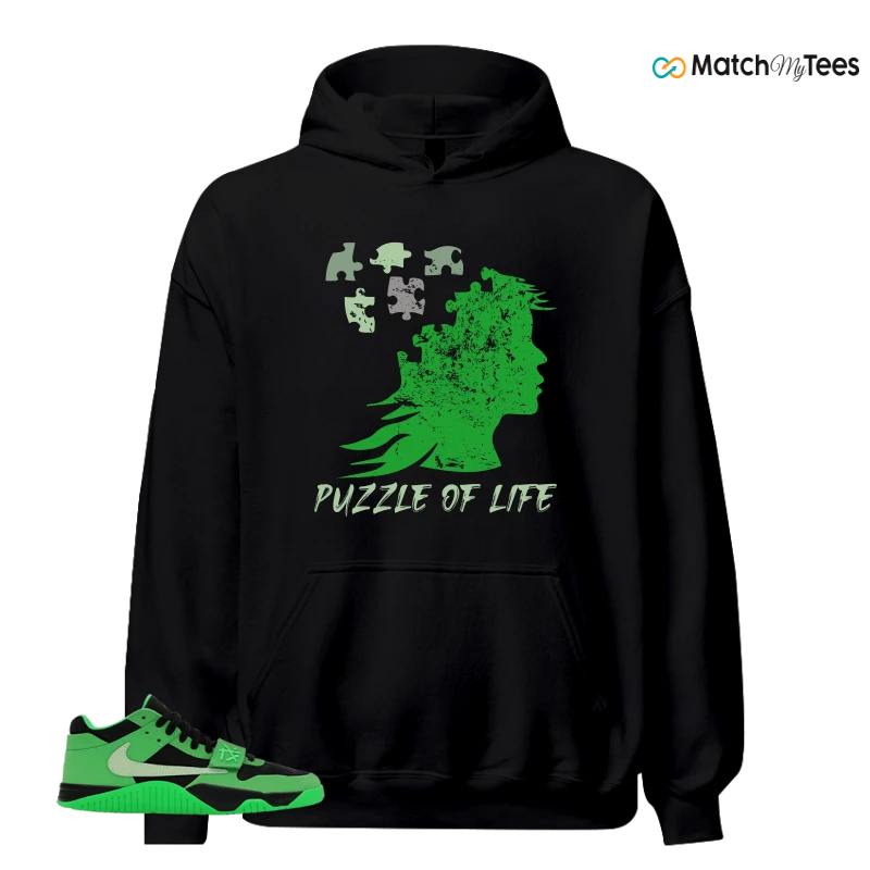 NIKE AIR JORDAN JUMPMAN JACK TR GREEN SPARK SNEAKER Matching Tees hoodie