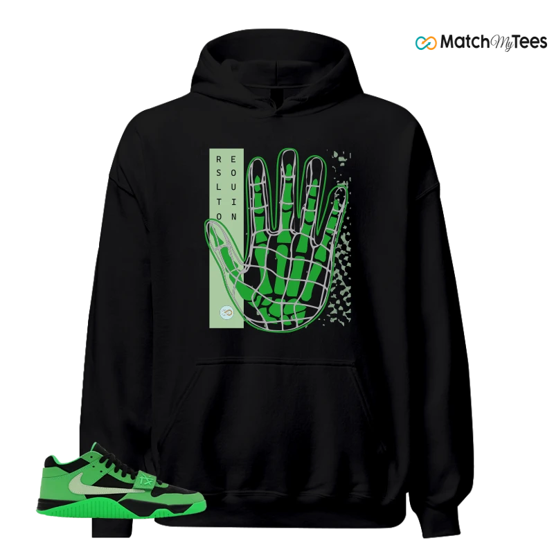 NIKE AIR JORDAN JUMPMAN JACK TR GREEN SPARK SNEAKER Matching Tees hoodie