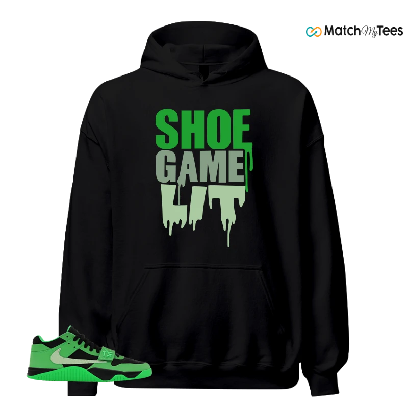 NIKE AIR JORDAN JUMPMAN JACK TR GREEN SPARK SNEAKER Matching Tees hoodie