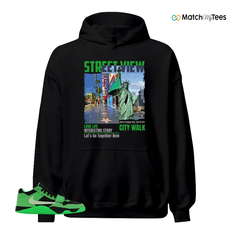 NIKE AIR JORDAN JUMPMAN JACK TR GREEN SPARK SNEAKER Matching Tees hoodie