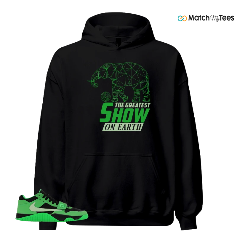 NIKE AIR JORDAN JUMPMAN JACK TR GREEN SPARK SNEAKER Matching Tees hoodie