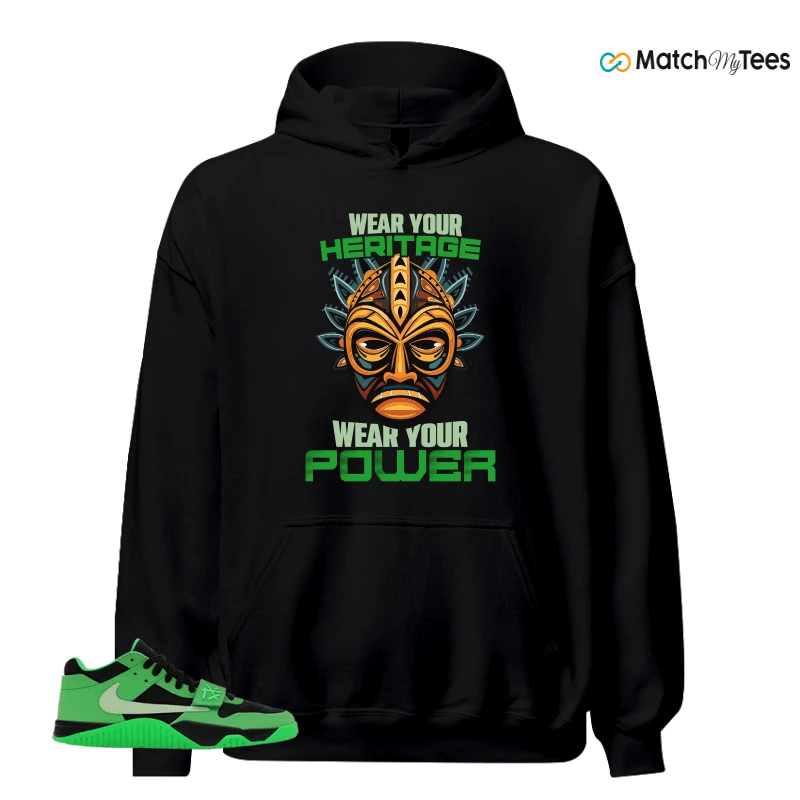 NIKE AIR JORDAN JUMPMAN JACK TR GREEN SPARK SNEAKER Matching Tees hoodie