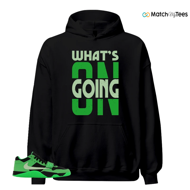 NIKE AIR JORDAN JUMPMAN JACK TR GREEN SPARK SNEAKER/GREEN SPARK/VAPOR GREEN/BLACK matching Hoodie