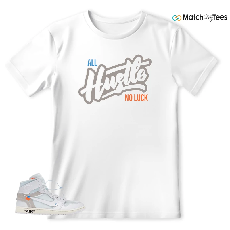 NEKE AIR JORDAN 1 RETRO HIGH OG VIRGIL ABLOH ARCHIVE ALASKA SNEAKER Matching Tees t-shirt