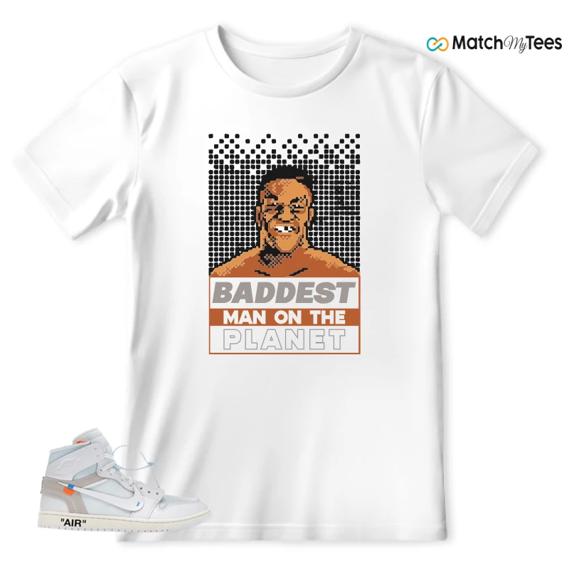NEKE AIR JORDAN 1 RETRO HIGH OG VIRGIL ABLOH ARCHIVE ALASKA SNEAKER Matching Tees t-shirt