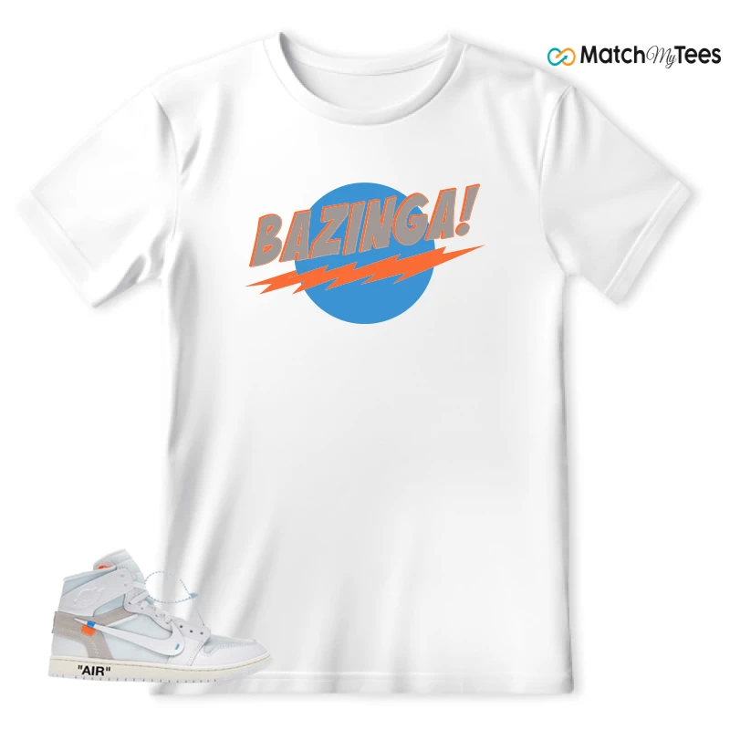NEKE AIR JORDAN 1 RETRO HIGH OG VIRGIL ABLOH ARCHIVE ALASKA SNEAKER Matching Tees t-shirt