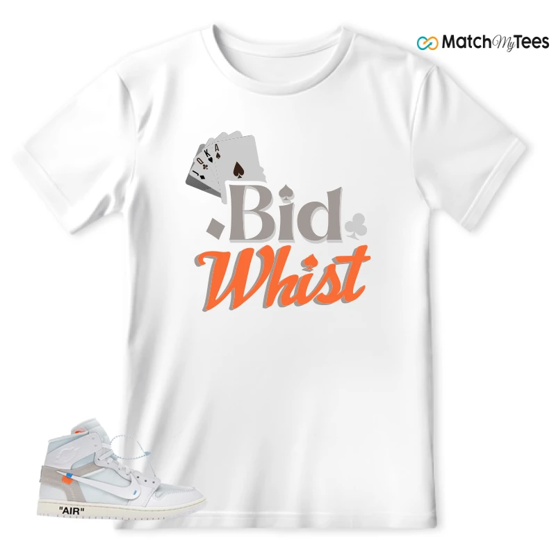 NEKE AIR JORDAN 1 RETRO HIGH OG VIRGIL ABLOH ARCHIVE ALASKA SNEAKER Matching Tees t-shirt