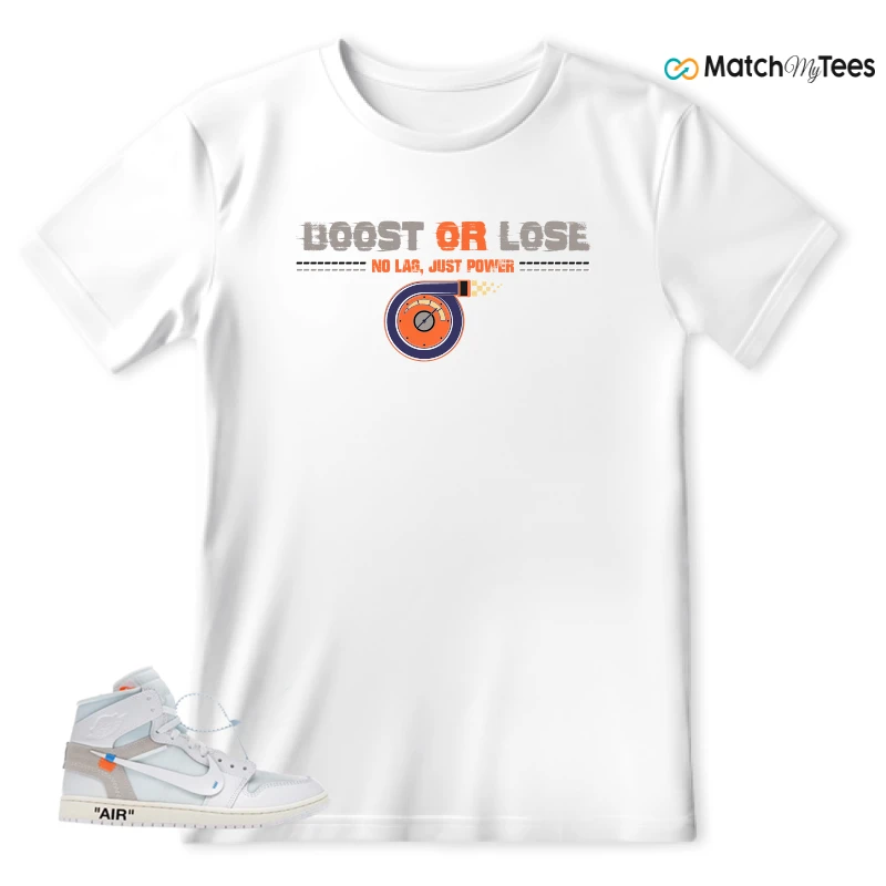 NEKE AIR JORDAN 1 RETRO HIGH OG VIRGIL ABLOH ARCHIVE ALASKA SNEAKER Matching Tees t-shirt