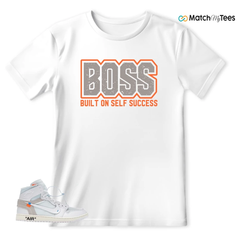 NEKE AIR JORDAN 1 RETRO HIGH OG VIRGIL ABLOH ARCHIVE ALASKA SNEAKER Matching Tees t-shirt
