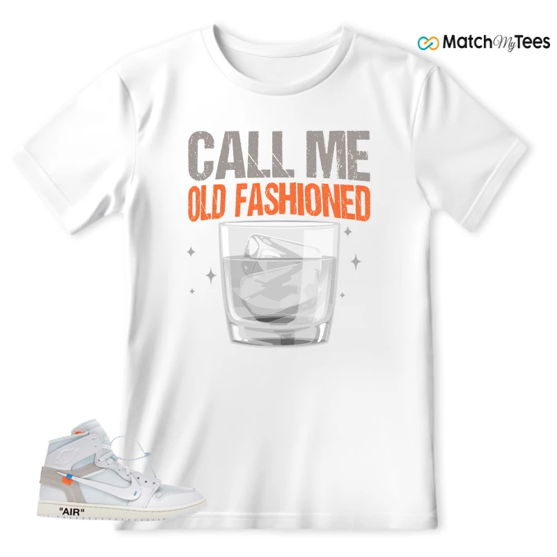 NEKE AIR JORDAN 1 RETRO HIGH OG VIRGIL ABLOH ARCHIVE ALASKA SNEAKER Matching Tees t-shirt