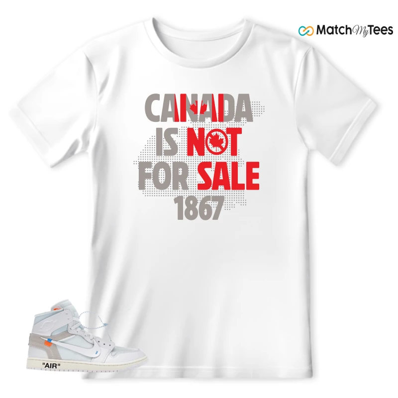 NEKE AIR JORDAN 1 RETRO HIGH OG VIRGIL ABLOH ARCHIVE ALASKA SNEAKER Matching Tees t-shirt