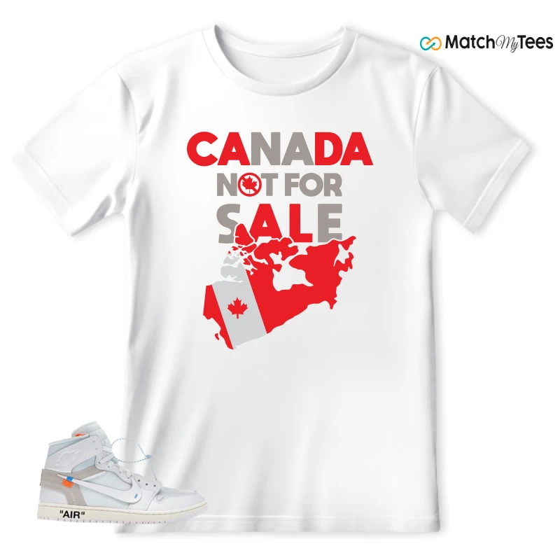 NEKE AIR JORDAN 1 RETRO HIGH OG VIRGIL ABLOH ARCHIVE ALASKA SNEAKER Matching Tees t-shirt