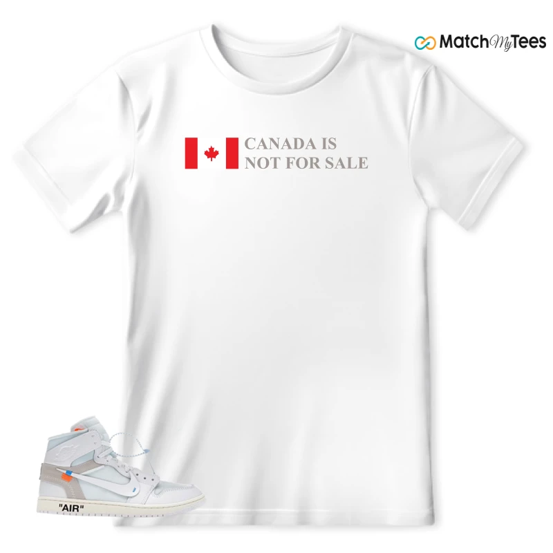 NEKE AIR JORDAN 1 RETRO HIGH OG VIRGIL ABLOH ARCHIVE ALASKA SNEAKER Matching Tees t-shirt