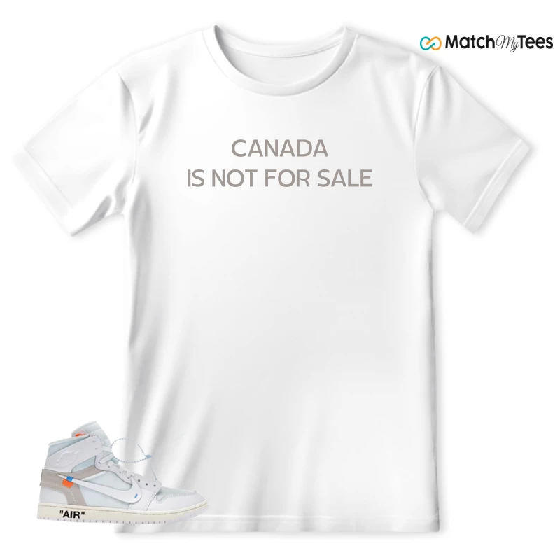 NEKE AIR JORDAN 1 RETRO HIGH OG VIRGIL ABLOH ARCHIVE ALASKA SNEAKER Matching Tees t-shirt