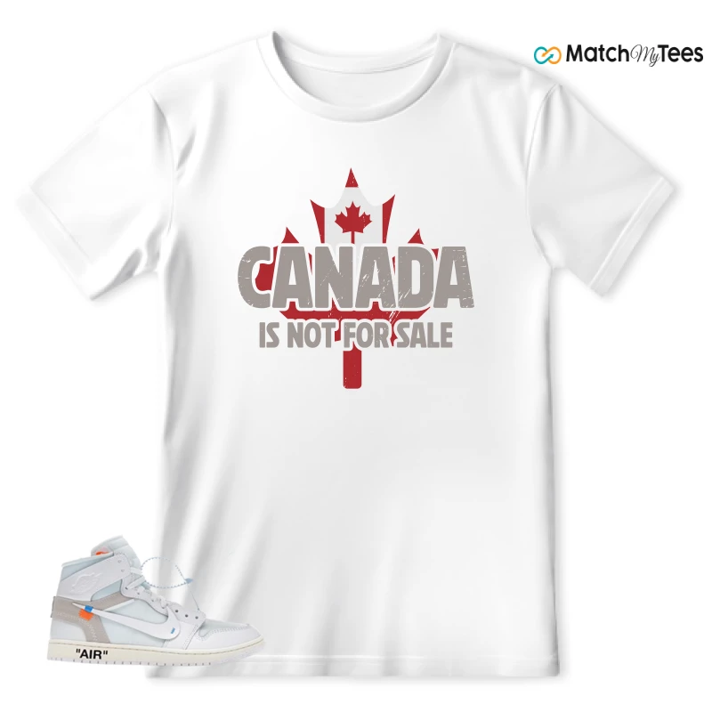 NEKE AIR JORDAN 1 RETRO HIGH OG VIRGIL ABLOH ARCHIVE ALASKA SNEAKER Matching Tees t-shirt