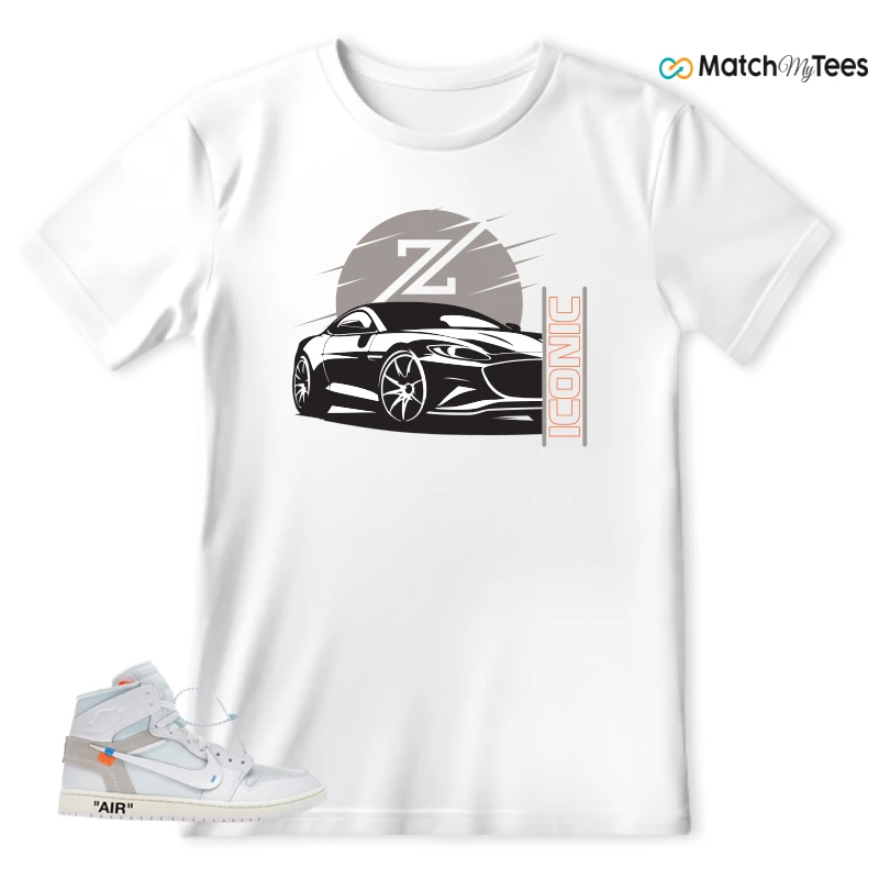 NEKE AIR JORDAN 1 RETRO HIGH OG VIRGIL ABLOH ARCHIVE ALASKA SNEAKER Matching Tees t-shirt
