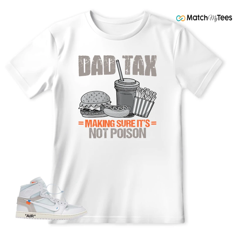 NEKE AIR JORDAN 1 RETRO HIGH OG VIRGIL ABLOH ARCHIVE ALASKA SNEAKER Matching Tees t-shirt