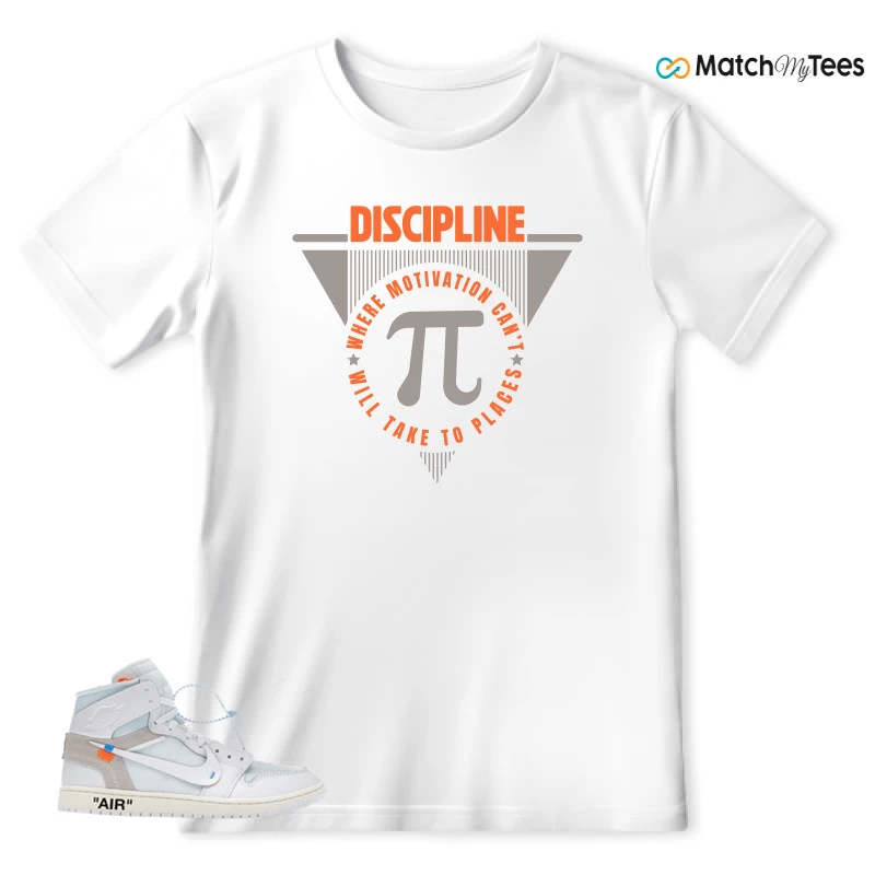 NEKE AIR JORDAN 1 RETRO HIGH OG VIRGIL ABLOH ARCHIVE ALASKA SNEAKER Matching Tees t-shirt
