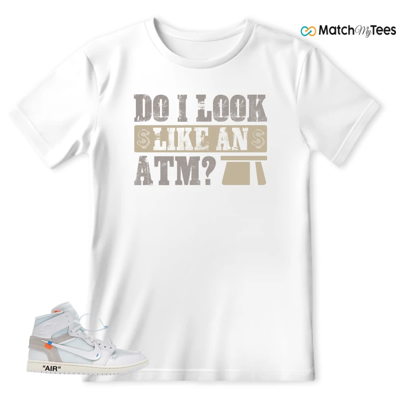 NEKE AIR JORDAN 1 RETRO HIGH OG VIRGIL ABLOH ARCHIVE ALASKA SNEAKER Matching Tees t-shirt